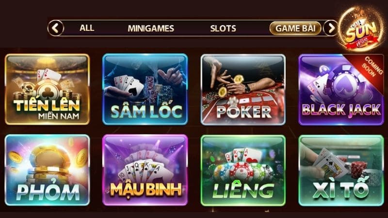 Thế giới game bài đỉnh cao