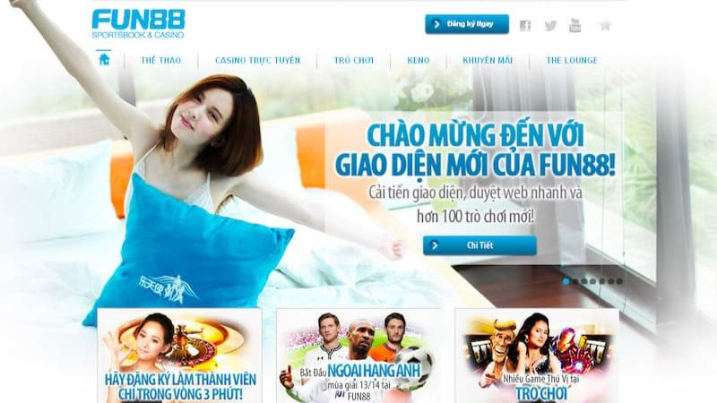 Nhà cái nổi tiếng Fun88 