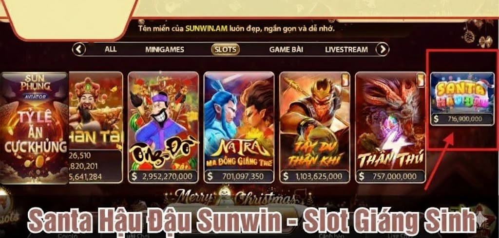 Kinh nghiệm nổ hũ Santa Hậu Đậu Sunwin giúp bạn thắng lớn