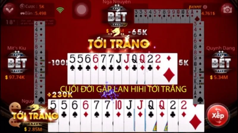 Luật tiến lên miền nam tới trắng chi tiết cho người chơi mới